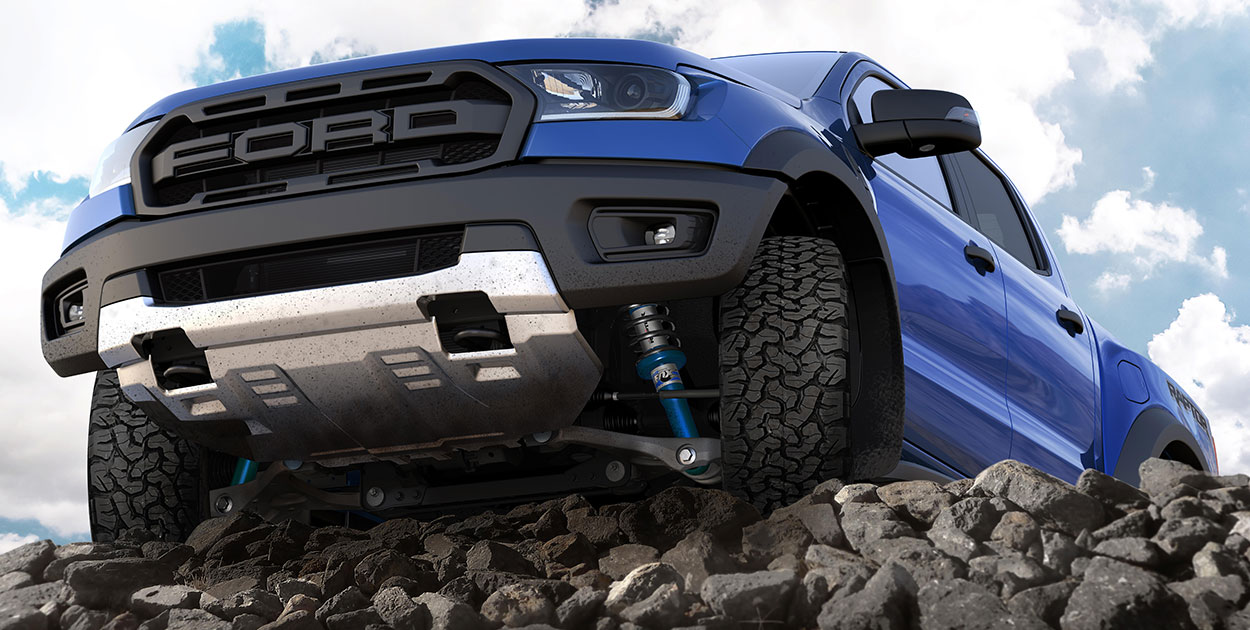 Arrastra o remolca un vehículo con Ford Ranger Raptor la Pickup de gran capacidad de carga