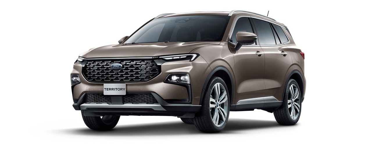Descubre la Poderosa Camioneta SUV Ford Territory 2023 en color Diffused Silver