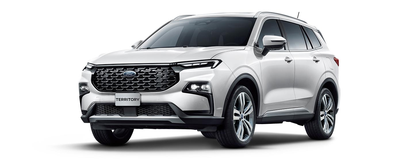 Descubre la Poderosa Camioneta SUV Ford Territory 2023 en color Star White