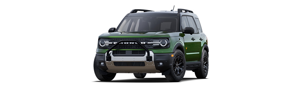 Ford Bronco Sport 2025 Badlands, SUV en color Verde Eruption en Centroamérica