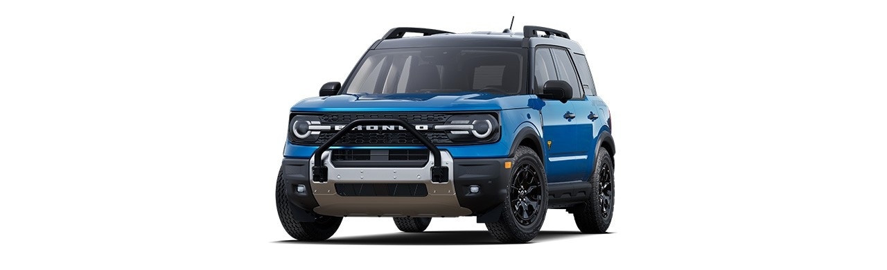 Ford Bronco Sport 2025 Badlands, SUV en color Azul Velocity en Centroamérica