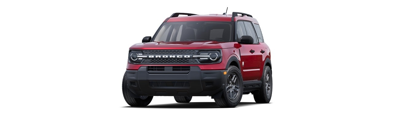 Ford Bronco Sport 2025 Badlands, SUV en color en color Rojo Ruby en Centroamérica