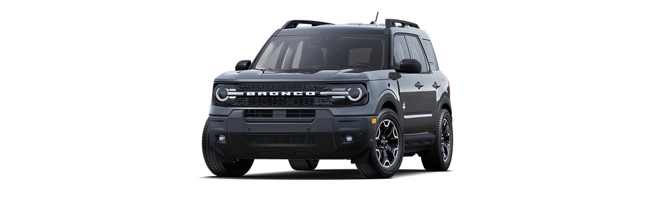 Ford Bronco Sport 2025 Outer Banks, SUV en color Gris Carbono en Centroamérica