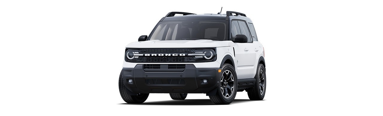 Ford Bronco Sport 2025 Outer Banks, SUV en color Blanco Oxford en Centroamérica