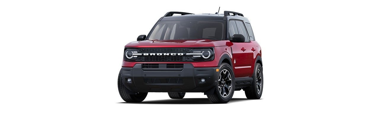 Ford Bronco Sport 2025 Badlands, SUV en color en color Rojo Ruby en Centroamérica
