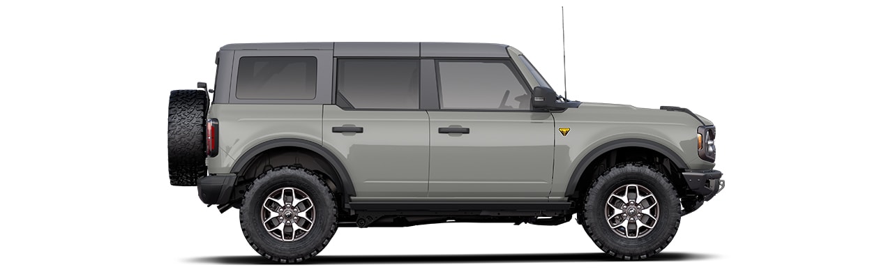 Descubre la SUV Ford Bronco 2022 4 Puertas en color Cactus Gray