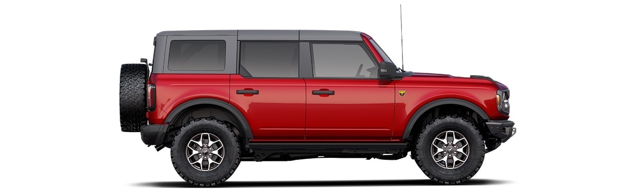 Descubre la SUV Ford Bronco 2022 4 Puertas en color Race Red