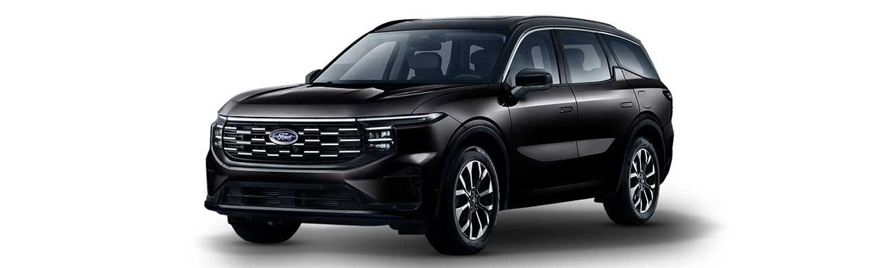 Ford Edge 2026, SUV familiar en color de pintura Agate Black, en Centroamérica