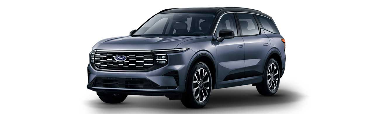 Ford Edge 2026, SUV familiar en color de pintura Azul Panther, en Centroamérica