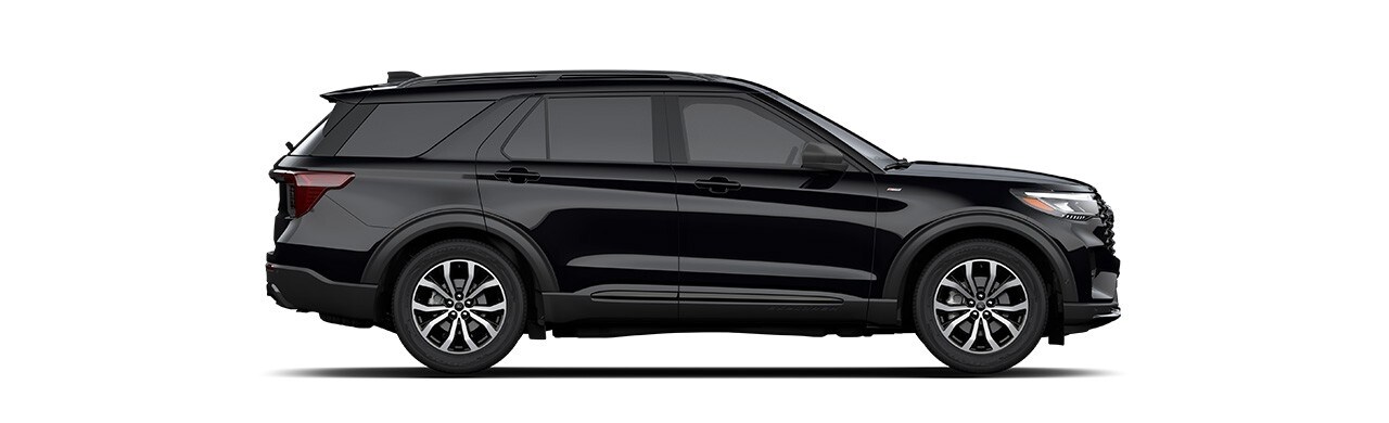 Ford Explorer 2025, SUV de Gran Diseño Exterior en color Agate Black