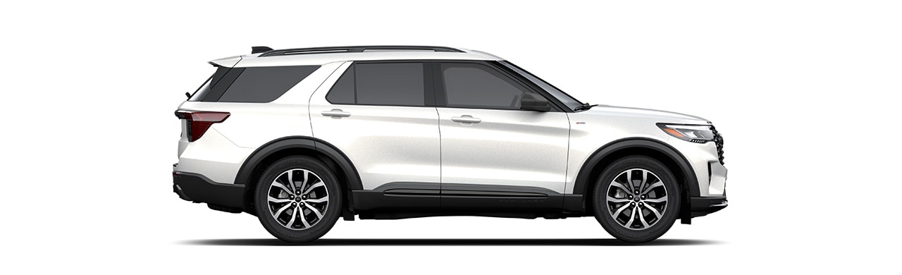 Ford Explorer 2025, SUV de Gran Diseño Exterior en color Rapid Red Metallicn Tinted Clearcoat