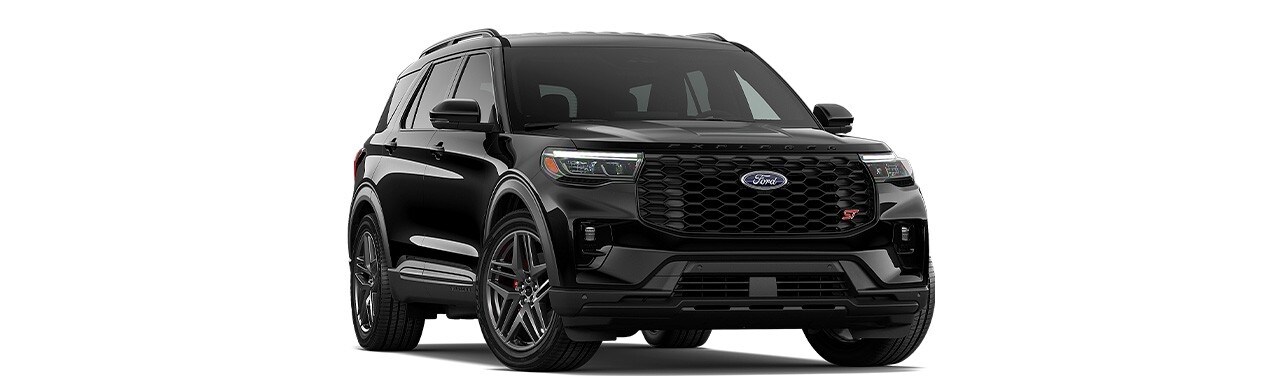 Ford Explorer 2025, SUV de Gran Diseño Exterior en color Agate Black