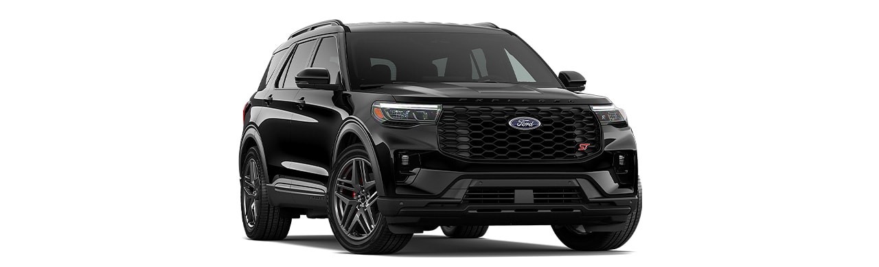 Ford Explorer 2025, SUV de Gran Diseño Exterior en color Agate Black