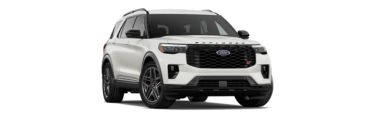 Ford Explorer 2025, SUV de Gran Diseño Exterior en color Star White