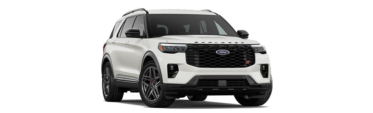 Ford Explorer 2025, SUV de Gran Diseño Exterior en color Star White