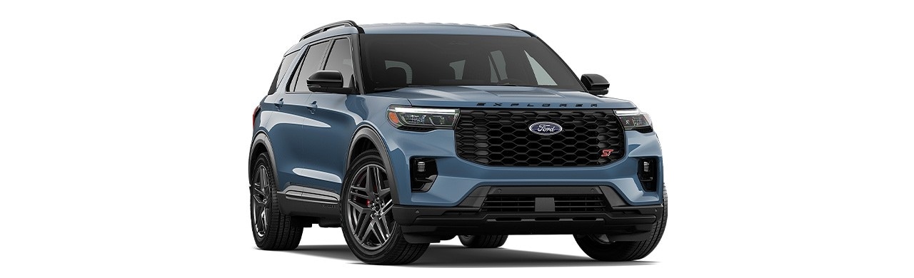 Ford Explorer 2025, SUV de Gran Diseño Exterior en color Vapor Blue