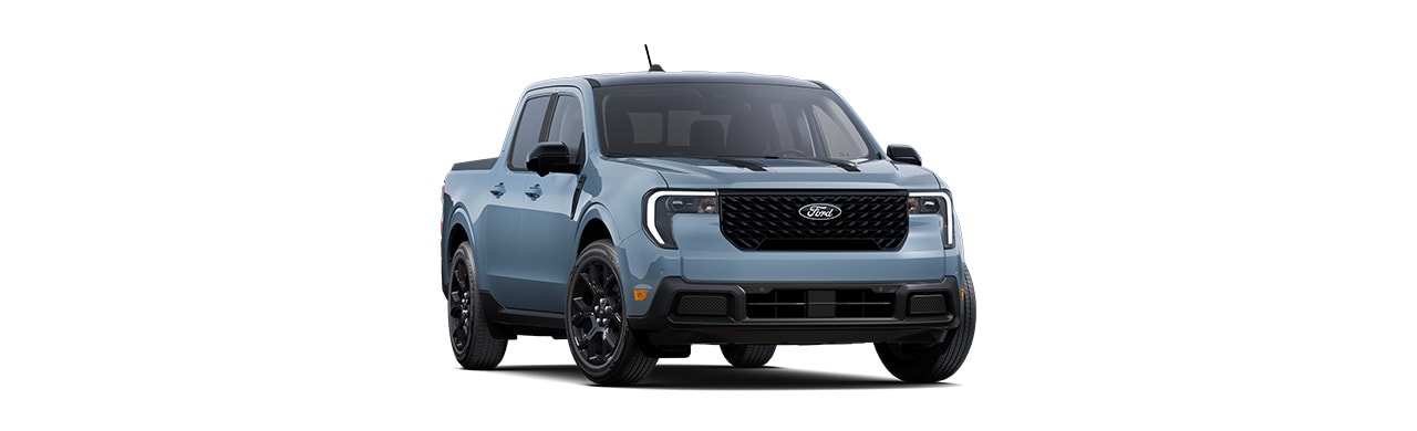 Ford Maverick 2025 Lariat, Pickup compacta en color gris metálico en centroamérica