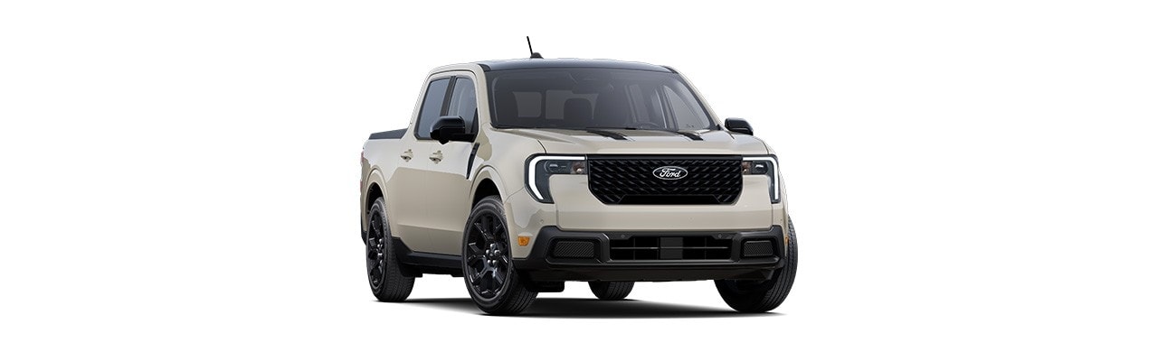 Ford Maverick 2025 Lariat, Pickup compacta en color Arena en centroamérica