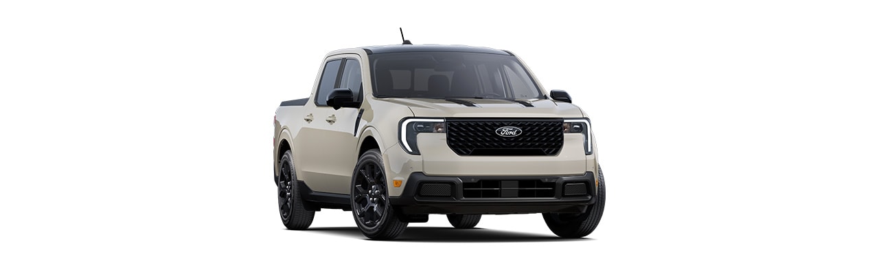Ford Maverick 2025 Lariat, Pickup compacta en color Arena en centroamérica