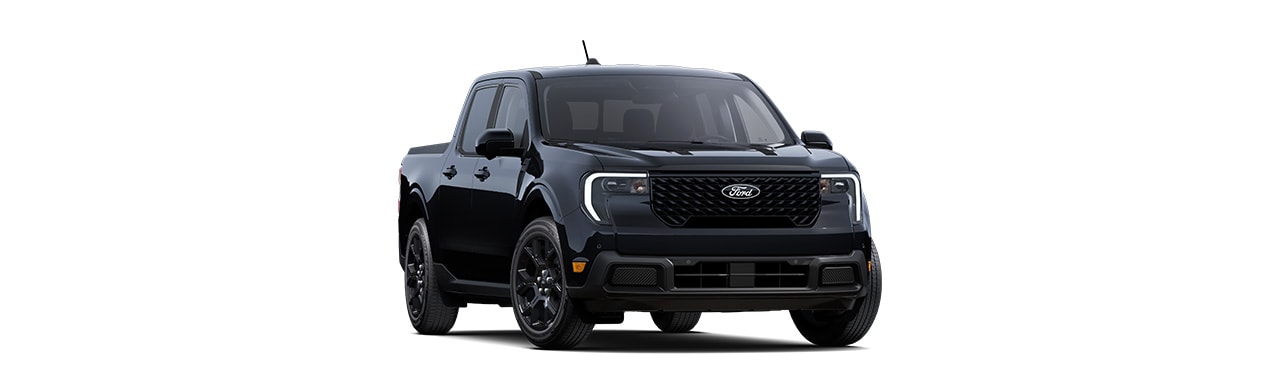 Ford Maverick 2025 Lariat, Pickup compacta en color Negro en centroamérica