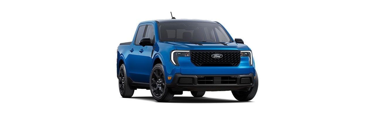 Ford Maverick 2025 Lariat, Pickup compacta en color Azul en centroamérica
