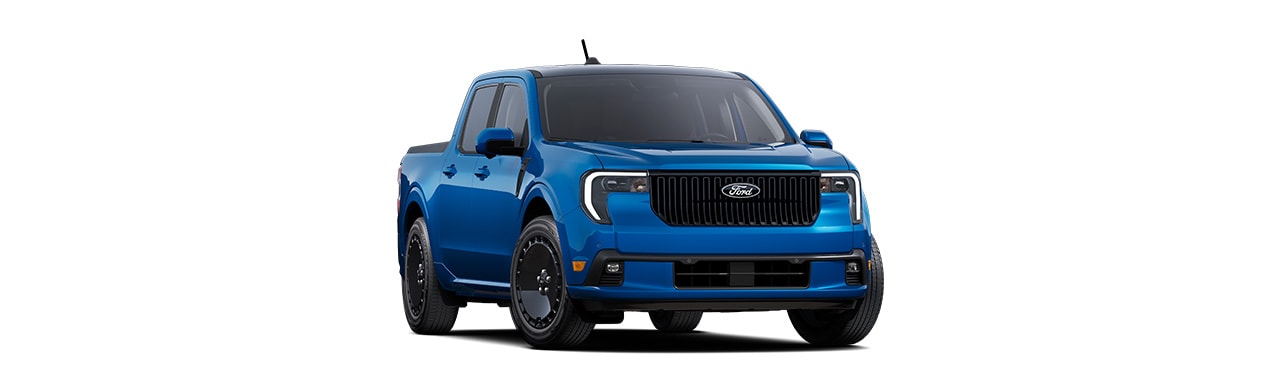 Ford Maverick 2025 Lobo, Pickup compacta en color Azul en centroamérica