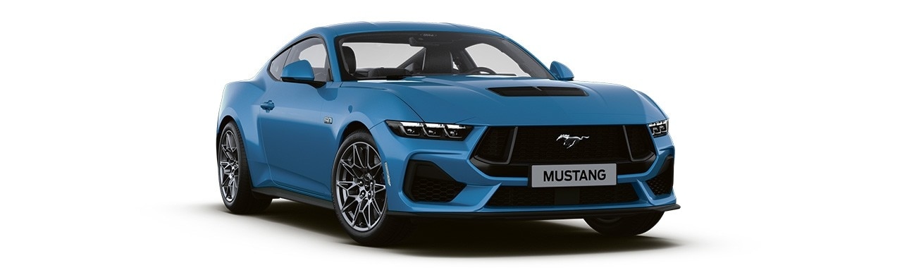 Espectacular Diseño del Vehículo Deportivo Ford Mustang 2024 en color Grabber Blue