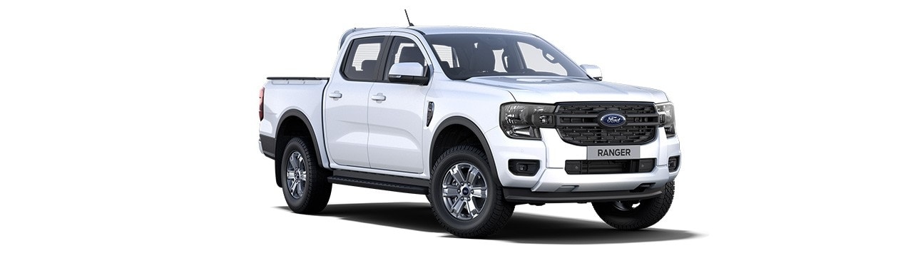 Ford Ranger 2023, Camioneta Pickup Nueva Generación en color Frozen White