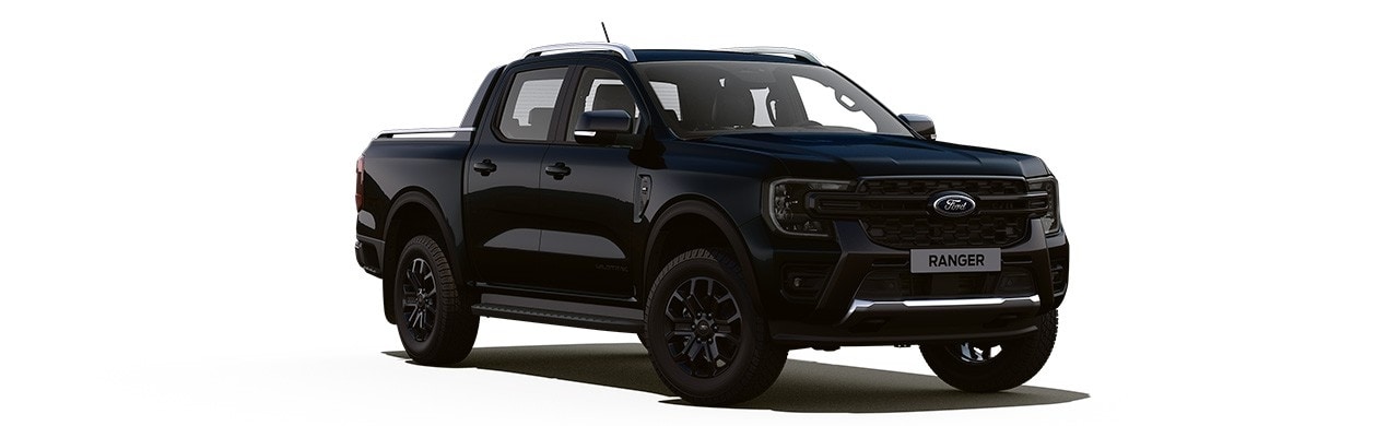 Ford Ranger 2023, Camioneta Pickup Nueva Generación en color Agate Black
