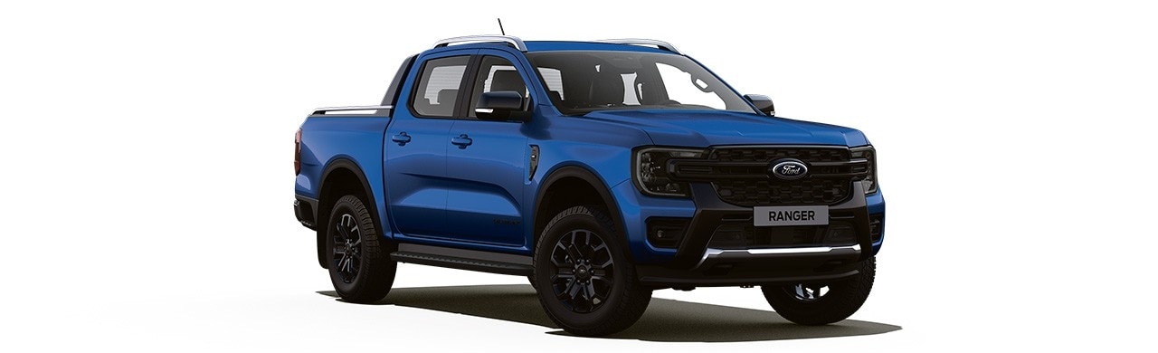 Ford Ranger 2023, Camioneta Pickup Nueva Generación en color Blue Lightning