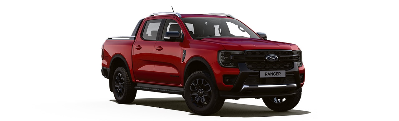Ford Ranger 2023, Camioneta Pickup Nueva Generación en color Lucid Red