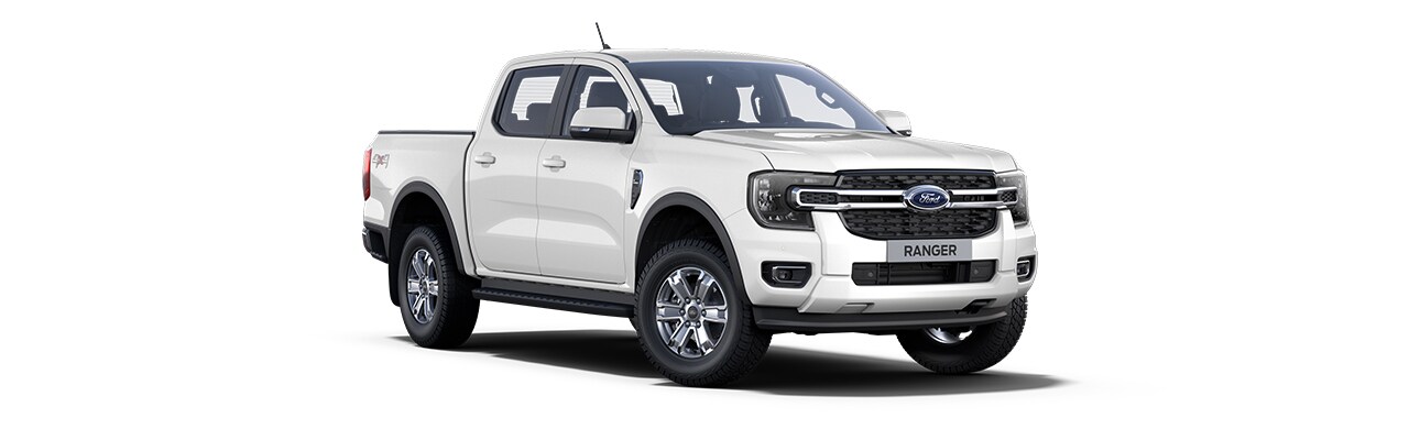 Ford Ranger XL 2026, pickup de color Frozen White, disponible en Centroamérica