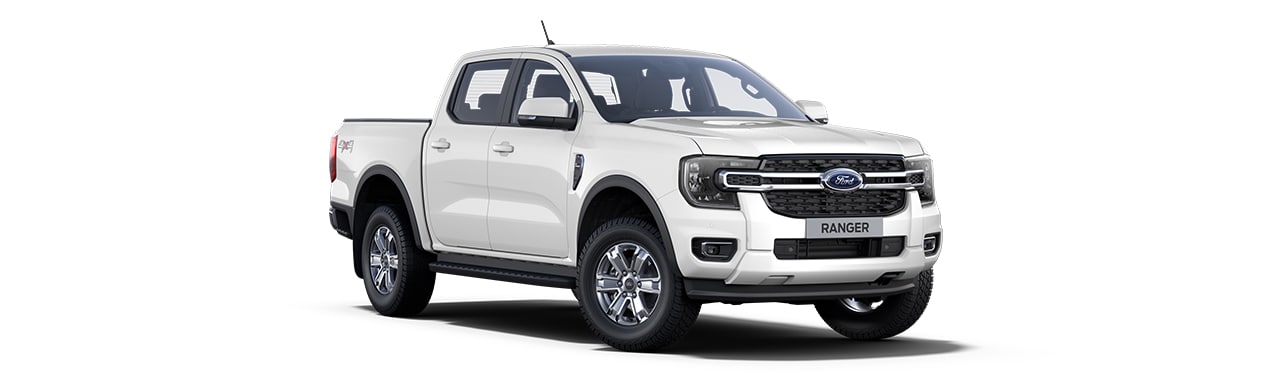Ford Ranger XL 2026, pickup de color Frozen White, disponible en Centroamérica