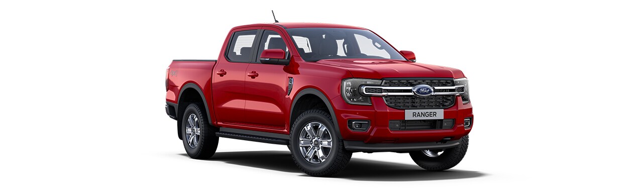 Ford Ranger XL 2026, pickup de color Lucid Red, disponible en Centroamérica