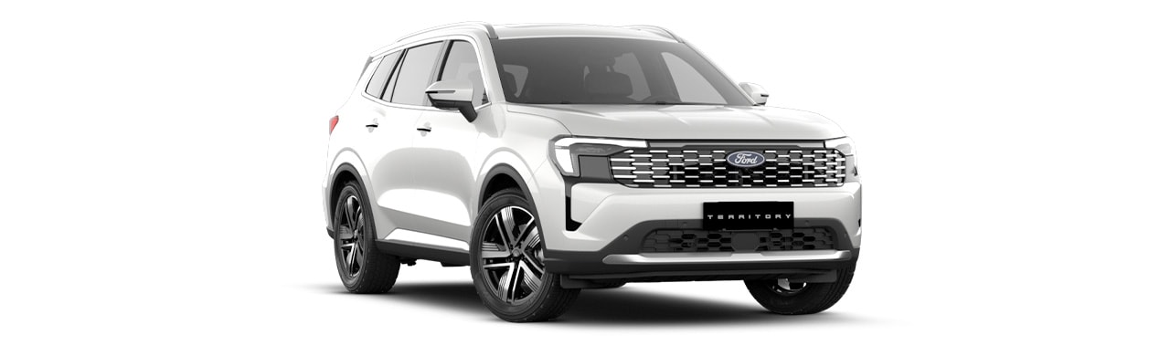 Ford Territory 2026 versión Ambiente, SUV en color Blanco Star White en Centroamérica