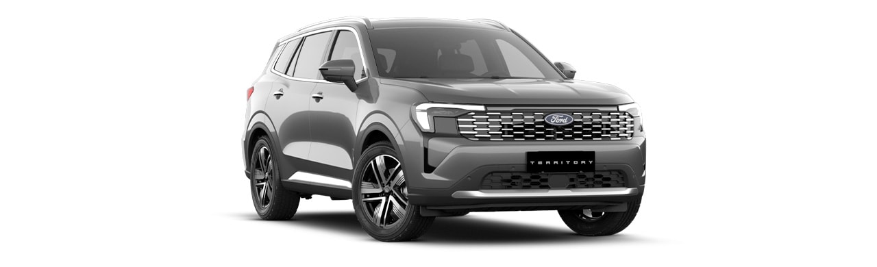 Ford Territory 2026 versión Ambiente, SUV en color Gris Lustrous Gray en Centroamérica