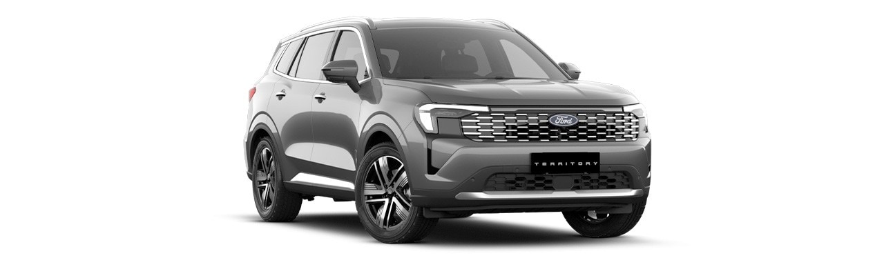 Ford Territory 2026 versión Ambiente, SUV en color Gris Lustrous Gray en Centroamérica