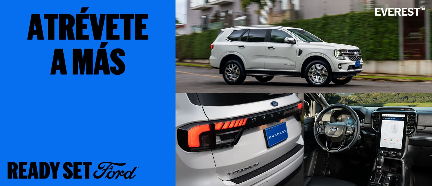 Ford Everest 2025 en Centroamérica. Manejar gratis con prueba de manejo y conocer precios