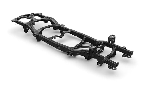 Ford Everest 2023 está montada sobre un fuerte chasis de acero de alta resistencia. ¡Descúbrela!