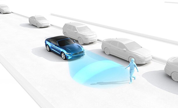 Descubre la Seguridad que brinda el Pre-Collision Assist en Ford Mustang 2024