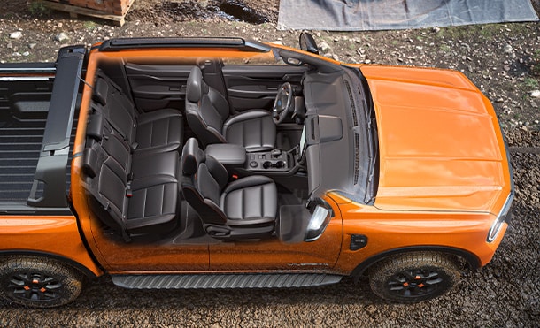 Ford Ranger 2026, pickup que ilumina todos los ángulos del vehículo. Disponible en Centroamérica