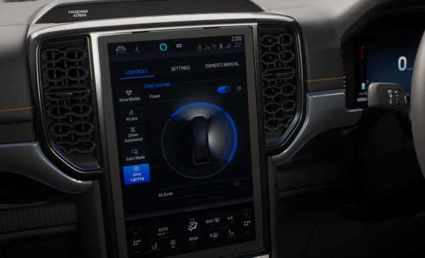 Ford Ranger 2023 con Iluminación LED de Zona Exterior de 360 grados. ¡Descúbrela!