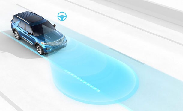 Descubre la Seguridad que brinda el Sistema de Preservación de Carril en Ford Explorer 2023